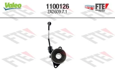FIAT вижимний підшипник (гідравлічний) 500X Valeo 1100126