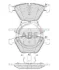 Гальмівні колодки пер. BMW 3 (E90)/X1 (E84) (ATE) 04-12 (155,1x68,5x20,3) A.B.S. A.B.S. 37667 (фото 1)