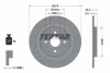 Диск гальмівний задн лів/прав (без маточини) TOYOTA YARIS, YARIS / VIOS 1.0-1.8 01.05-06.20 TEXTAR 92161900 92161900
