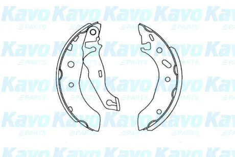 PARTS FORD щоки гальмівні FIESTA,KA,PUMA 96- PARTS KAVO KBS-5407