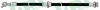 LPR 6T48499 Шланг тормозной задний левый Nissan X-Trail I (L=495mm) (6T48499) LPR 6T48499