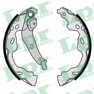 Колодки тормозные барабанные Geely MK (05-)/ Suzuki Swift III/ Toyota Yaris (99- LPR 08660