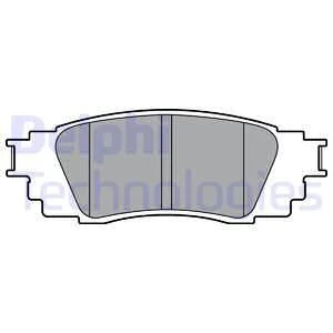 TOYOTA колодки гальм. задні C-HR 16- Delphi LP3379