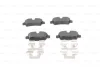Комплект гальмівних колодок задн, MINI (R56), (R57), (R58), (R59), CLUBMAN (R55), CLUBVAN (R55) 1.4-2.0D 09.06-06.15 0 986 494 645 BOSCH 0986494645 (фото 6)
