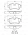 Комплект гальмівних колодок задн, MINI (R56), (R57), (R58), (R59), CLUBMAN (R55), CLUBVAN (R55) 1.4-2.0D 09.06-06.15 0 986 494 645 BOSCH 0986494645 (фото 8)