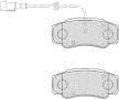 Комплект гальмівних колодок задн, NISSAN CABSTAR, NT400 CABSTAR RVI MAXITY 2.5D/3.0D 09.06- FERODO FVR4054