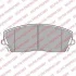 Комплект гальмівних колодок передн , CHRYSLER 300C  DODGE CHALLENGER, CHARGER, MAGNUM  LANCIA THEMA 2.7-6.4 09.04- DELPHI LP2034 LP2034