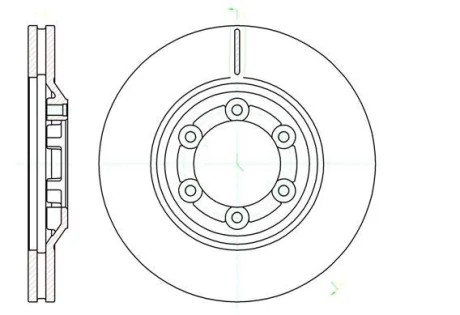 ISUZU Гальмівний диск передн. D-MAX I 02-, D-MAX II 12- REMSA 61193.10