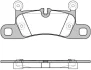 REMSA VW гальмівні колодки задн.Touareg,Porsche Cayenne 10- 1379.40 REMSA 1379.40