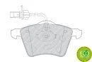Комплект гальмівних колодок передн (із замком), FORD GALAXY I, GALAXY MK I SEAT ALHAMBRA VW SHARAN 1.9D-2.3 03.95-03.10 FERODO FDB1654