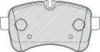 Комплект гальмівних колодок задн BREMBO (з комплектуючими) IVECO DAILY III, DAILY IV, DAILY V, DAILY VI ELETTRICO-F1CGL411C 09.02- FERODO FVR4037 (фото 2)