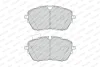 Комплект гальмівних колодок передн, DS DS 4 II, DS 7, DS 9 CITROEN C5 AIRCROSS, C5 X OPEL ASTRA L, GRANDLAND / GRANDLAND X PEUGEOT 3008 II, 308, 308 II, 308 III, 408 II 1.2-Electric 09.13- FERODO FDB4929 (фото 1)