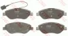 Комплект гальмівних колодок передн, ALFA ROMEO MITO FIAT BRAVO II, STILO LANCIA DELTA III, LYBRA 1.3D-2.4 10.01-10.18 TRW GDB1484 (фото 2)