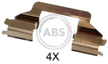 Ремкомплект гальмiвних колодок ABS A.B.S. 1656Q
