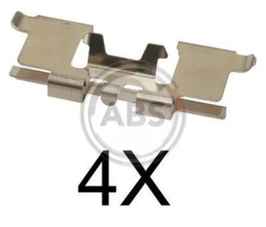 Ремкомплект гальмiвних колодок ABS A.B.S. 1677Q