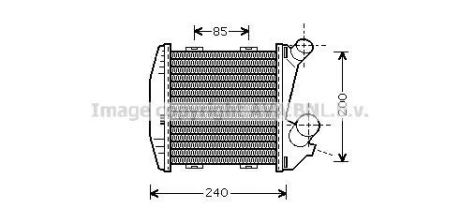 AVA SMART Інтеркулер FORTWO 07- AVA AVA COOLING MCA4004