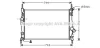 AVA FORD Радіатор системи охолодження двигуна TRANSIT TOURNEO 2.0 00- AVA AVA COOLING FD2403 (фото 1)