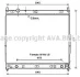 AVA SSANGYONG Радіатор системи охолодження двигуна REXTON 04- AVA AVA COOLING DW2121 (фото 1)