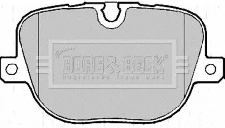 Гальмiвнi колодки дисковi BORG&BECK BORG & BECK BBP2215