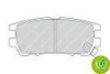 Комплект гальмівних колодок задн, MITSUBISHI DELICA / SPACE GEAR, ECLIPSE III, ECLIPSE IV, L400, PAJERO CLASSIC, PAJERO I, PAJERO II, PAJERO SPORT I, SIGMA 2.0-3.8 10.86- FERODO FDB804 (фото 2)