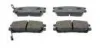 Комплект гальмівних колодок задн, MITSUBISHI DELICA / SPACE GEAR, ECLIPSE III, ECLIPSE IV, L400, PAJERO CLASSIC, PAJERO I, PAJERO II, PAJERO SPORT I, SIGMA 2.0-3.8 10.86- FERODO FDB804 (фото 3)