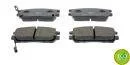 Комплект гальмівних колодок задн, MITSUBISHI DELICA / SPACE GEAR, ECLIPSE III, ECLIPSE IV, L400, PAJERO CLASSIC, PAJERO I, PAJERO II, PAJERO SPORT I, SIGMA 2.0-3.8 10.86- FERODO FDB804