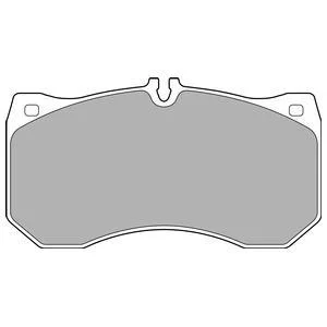 Комплект гальмівних колодок передн, AUDI A4 B9, A5, A6 ALLROAD C8, A6 C7, A6 C8, A7, A8 D4 1.8-6.3 11.09- Delphi LP2713