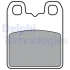 Комплект гальмівних колодок задн, ALFA ROMEO GIULIA, STELVIO CHEVROLET CORVETTE MASERATI GHIBLI III, LEVANTE, QUATTROPORTE VI 2.9-6.2 03.13- Delphi LP3382 (фото 1)