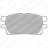 Комплект гальмівних колодок передн , TOYOTA PREVIA II 2.0D/2.4 02.00-02.06 DELPHI LP1784 LP1784
