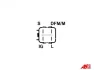 Генератор Toyota Land Cruiser Prado (120/150) 3.0D-4D 02- (100A/12V) AS-PL A6041 (фото 5)