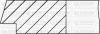 Комплект поршневих кілець на 1 поршень (розмір отв. 81.01/STD) VW, SKODA, AUDI 1.6 94- (ADP/ AEH / AEK /AKL /AHL) бензин Yenmak 91-09107-000 (фото 2)