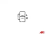 Генератор Hyundai i10/i20/Kia Picanto 1.2i 08-17 (70A/12V) AS-PL A3172 (фото 5)