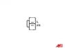 Генератор Hyundai i30/Elantra/Kia Rio II/Cerato 1.4/1.6i 04-17 (90A/12V) AS-PL A3176 (фото 5)