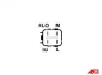 Генератор Corolla (E150)/Avensis (T27)/Rav4 III 1.6-2.0i 06-18 (100A/12V) AS-PL A6061 (фото 5)