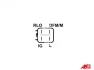 Генератор Toyota Rav4 III/Avensis (T27)/Lexus IS II 2.0/2.2D-4D 05-18 (130A/12V) AS-PL A6063 (фото 5)