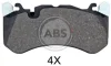 Гальмівні колодки пер. MB C-Class (W205)/E-Class (W213)/GLC (C253) 3.0/4.0i 14- (BREMBO) A.B.S. A.B.S. 35109 (фото 1)