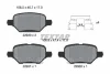 Комплект гальмівних колодок задн , BUICK ENCORE  CHEVROLET TRAX  OPEL MOKKA / MOKKA X 1.4-1.8 06.12- TEXTAR 2293001 2293001