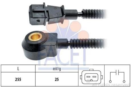 Датчик детонации KIA/Hyundai (99-) (9.3090) FACET 93090 (фото 1)
