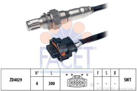 Датчик кислорода (лямбда-зонд) Opel Astra H (04-), Vectra B, C (96-) 1.8i (10.71 FACET 107136
