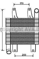 AVA Інтеркулер Hyundai Terracan (01-)/KIA Carnival (99-) 2.9CRDi AVA AVA COOLING HY4229
