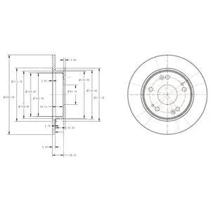 Drive+ Drive+ - Гальмівний диск (кратно 2) Dr!ve+ DP1010.11.0273