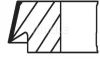 80 1-1,2-2 Комплект поршньових кілець LAND ROVER FREELANDER I LOTUS ELISE MG MG 6, MGF, TF, ZR, ZS, ZT, ZT- T ROVER 200, 200 II, 25 I, 400, 400 II, 45 I, 75, 75 I, COUPE 1.6/1.8 03.95- MAHLE MAHLE / KNECHT 353 RS 10100 0N0 (фото 2)