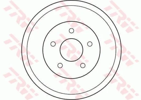 Гальмівний барабан задн FORD TOURNEO CONNECT, TRANSIT CONNECT 1.8/1.8D/1.8LPG 06.02-12.13 TRW DB4309
