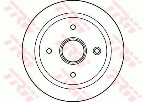 Гальмівний барабан задн OPEL CORSA C 1.0-1.7D 09.00-06.12 TRW DB4301
