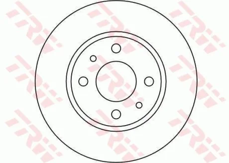 - Гальмівний диск TRW DF1740