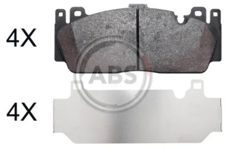 Гальмiвнi колодки дисковi ABS A.B.S. 37994