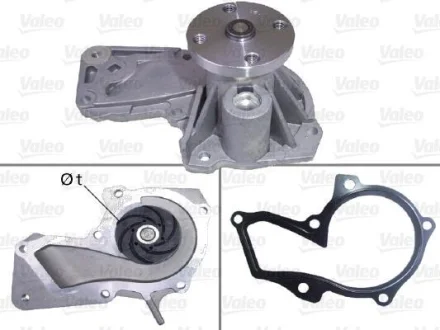 FORD помпа води Fiesta, Focus, Mondeo,C-Max 1.4-1.6 Valeo 506893