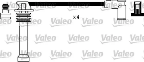 Фото 1 - FORD Комплект проводів високої напруги TRANSIT CONNECT (P65_, P70_, P80_) 1.8 16V 02-13 Valeo 346366 FORD Комплект проводів високої напруги TRANSIT CONNECT (P65_, P70_, P80_) 1.8 16V 02-13 Valeo 346366 (фото 1)
