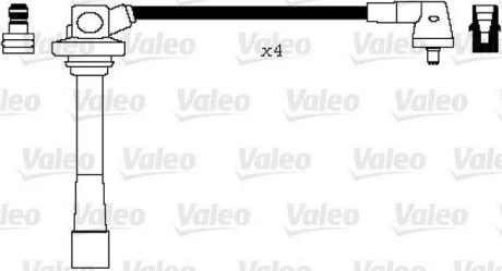 MAZDA Провода високої напруги 626 97- Valeo 346065