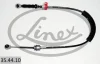 Трос куліси Renault Megane/Scenic 02-09 (L) (1050/745 mm) LINEX 35.44.10 35.44.10